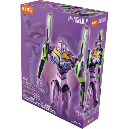 Blokees Legend Edition Evangelion Test Type 01 TV Version Model Kit featuring Neon Genesis Evangelion inspired collectible model building kit detailed articulated design display worthy construction anime collectible hobby kit and collectible gaming appeal