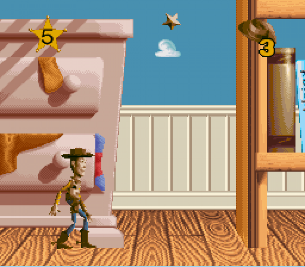 Toy Story gameplay image for Super Nintendo Entertainment System (SNES) video game