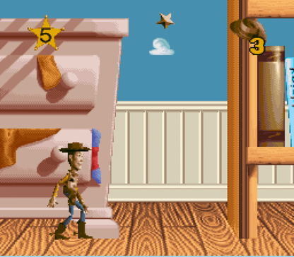 Toy Story gameplay image for Super Nintendo Entertainment System (SNES) video game