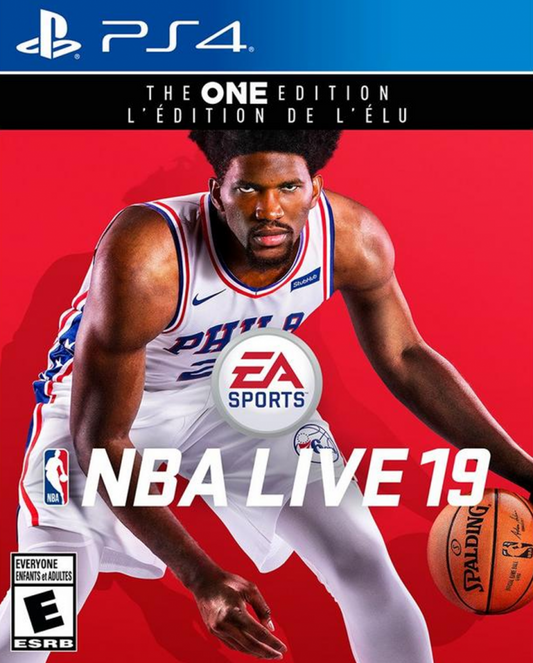 NBA Live 19 [The One Edition] – PlayStation 4 (PS4) cover art for basketball video game