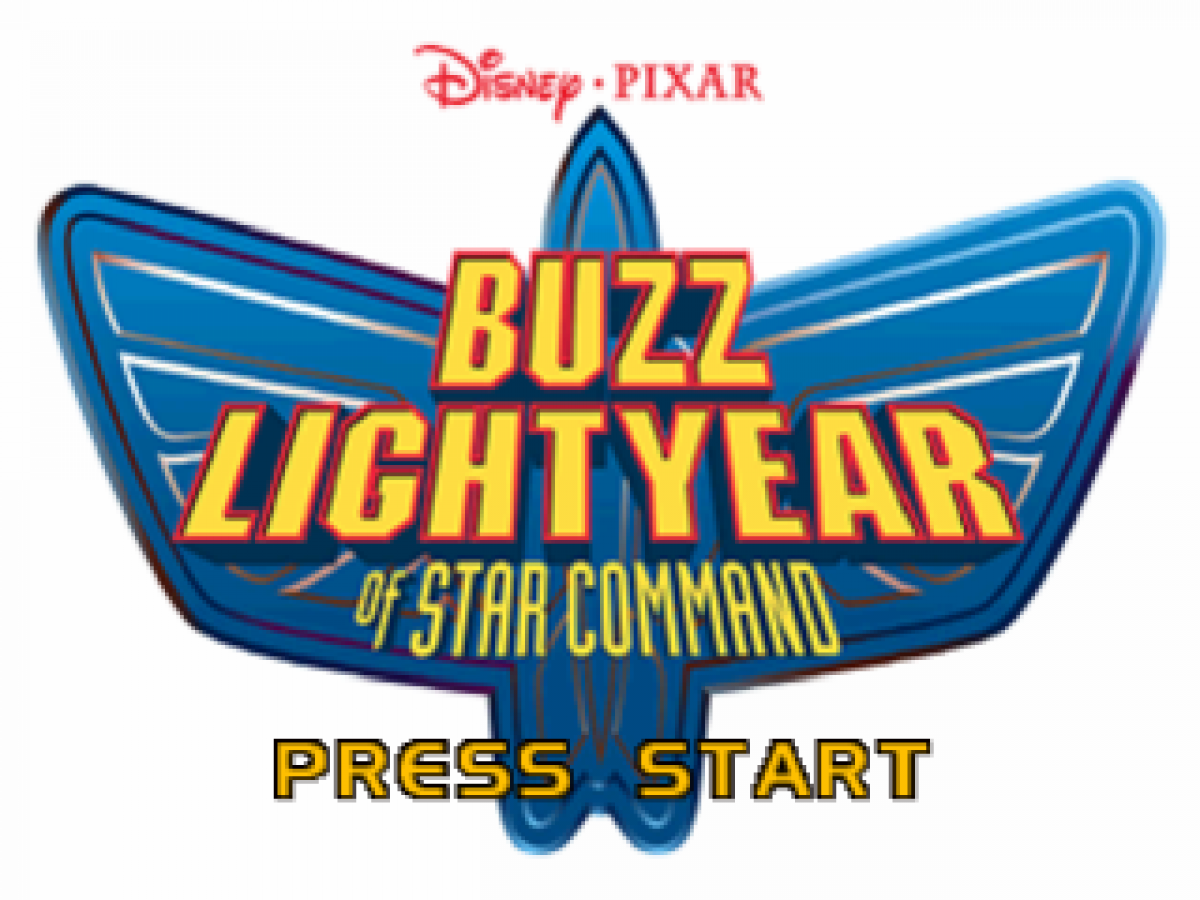Disney Pixar Buzz Lightyear of Star Command PlayStation 1 PS1 for action platformer retro video game fans featuring Buzz Lightyear adventure sci fi missions alien enemies futuristic worlds platforming action cartoon inspired gameplay collectible gaming appeal title screen