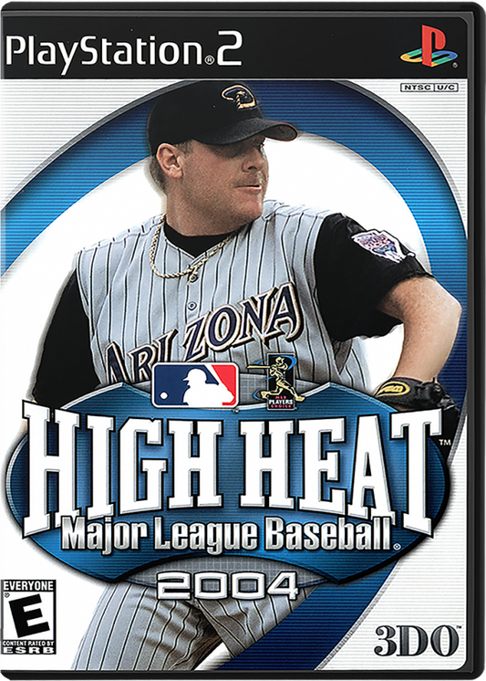High Heat Major League Baseball 2004 cover art for Playstation 2 video game