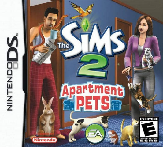 The Sims: 2 Apartment Pets cover art for Nintendo DS (DS) video game