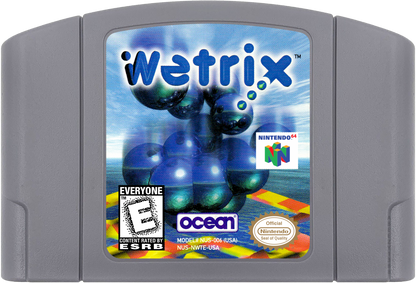 Wetrix cartridge for Nintendo 64 N64 video game