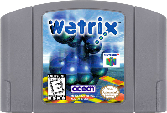 Wetrix cartridge for Nintendo 64 N64 video game