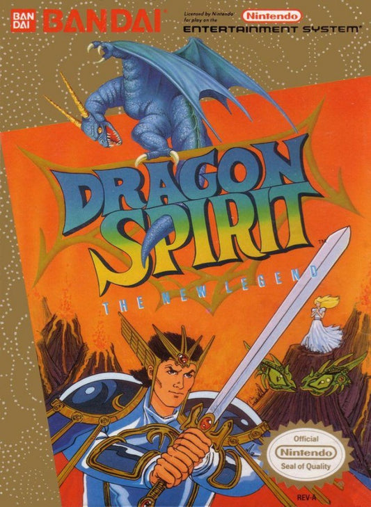 Dragon Spirit cover art for Nintendo Entertainment System (NES) video game