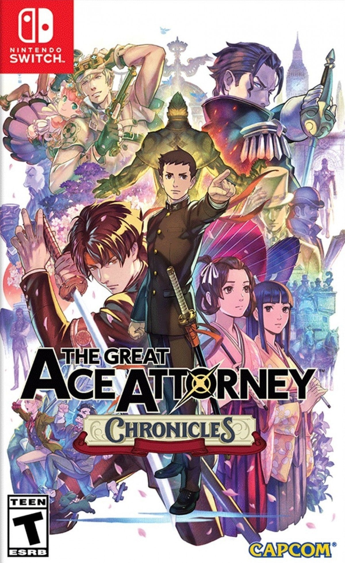 Great Ace Attorney: Chronicles – Nintendo Switch (NS) cover art for visual novel video game