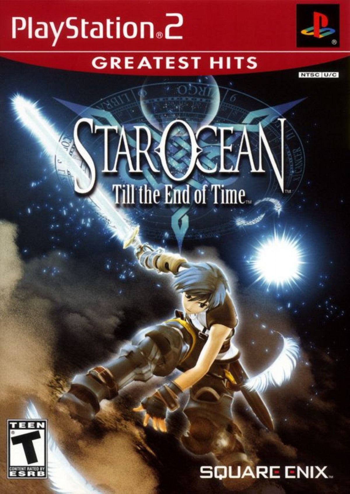 Star Ocean Till the End of Time PS2 PlayStation 2 JRPG role playing game sci fi fantasy real time battle system story driven adventure retro video game cover art Greatest Hits edition