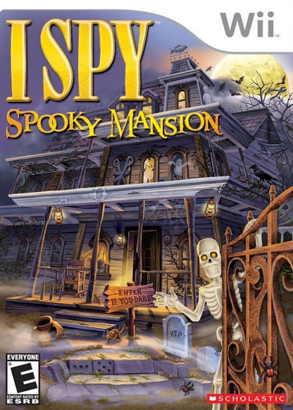 I Spy: Spooky Mansion – Nintendo Wii (Wii) hidden object puzzle adventure video game cover art