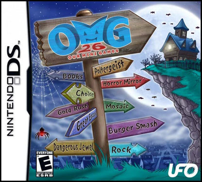 OMG 26: Our Mini Games cover art for Nintendo DS (DS) party mini-game collection video game