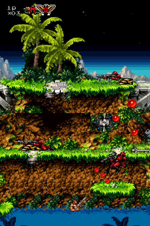 Contra 4 gameplay for Nintendo DS (DS) run-and-gun action video game