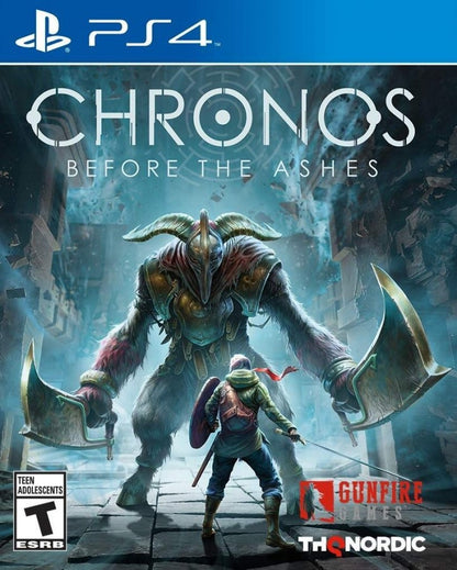 Chronos: Before The Ashes – PlayStation 4 (PS4) video game cover image, action RPG by Gunfire Games
