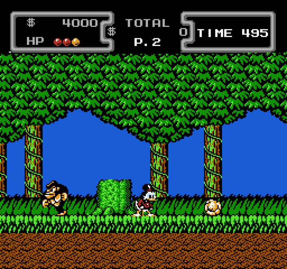 Duck Tales – Nintendo Entertainment System (NES) Gameplay Image Art 