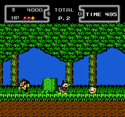 Duck Tales – Nintendo Entertainment System (NES) Gameplay Image Art 