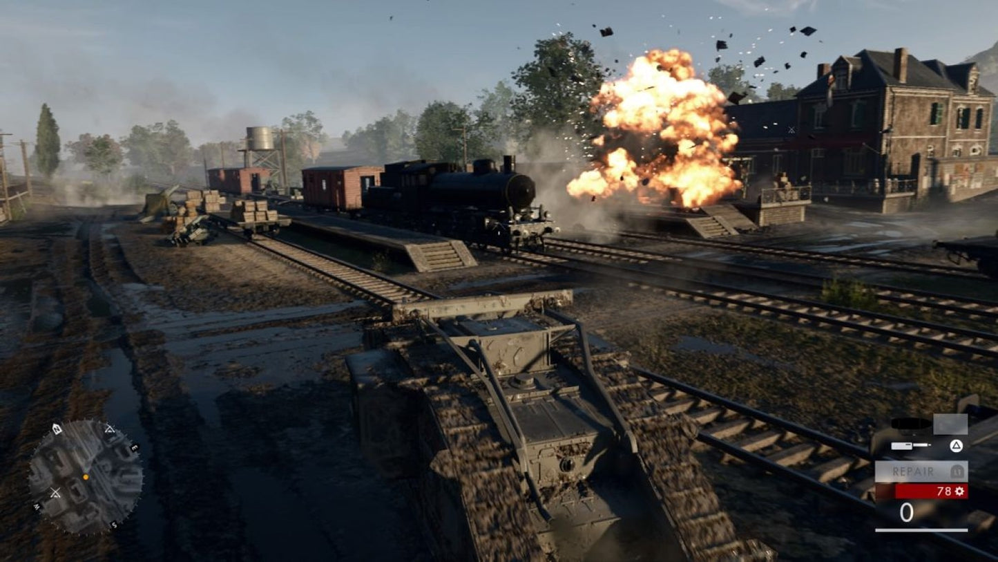 Battlefield 1 gameplay for PlayStation 4 (PS4) first-person World War I shooter video game