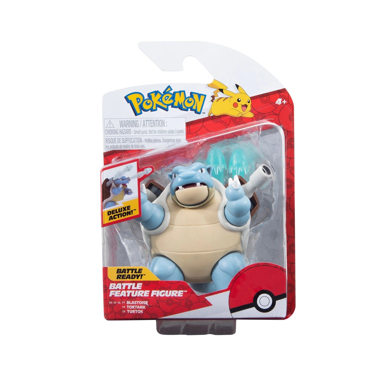 Pokemon Battle Figure Blastoise collectible Pokémon action figure featuring Blastoise water type final evolution detailed sculpt display toy for Pokémon fans and collectors
