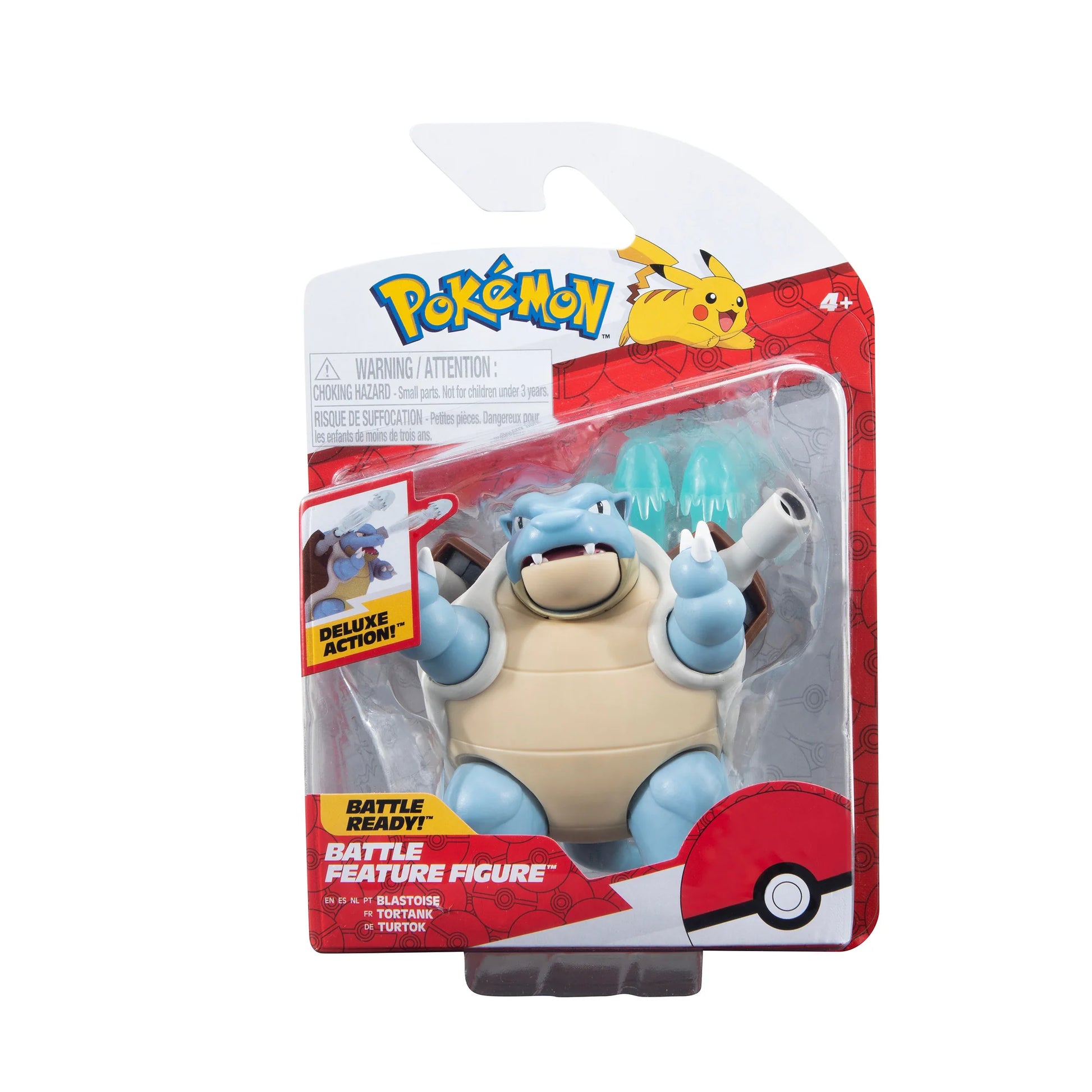 Pokemon Battle Figure Blastoise collectible Pokémon action figure featuring Blastoise water type final evolution detailed sculpt display toy for Pokémon fans and collectors