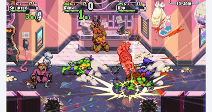 Teenage Mutant Ninja Turtles: Shredder's Revenge gameplay for PlayStation 5 (PS5) side-scrolling beat 'em up action video game