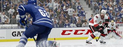 NHL 17 Deluxe Edition PlayStation 4 PS4 for retro video game enthusiasts featuring realistic hockey sports gameplay authentic NHL teams and players franchise mode career progression systems fast paced ice rink action simulation mechanics and competitive sports gaming experience and collectible gaming appeal gameplay