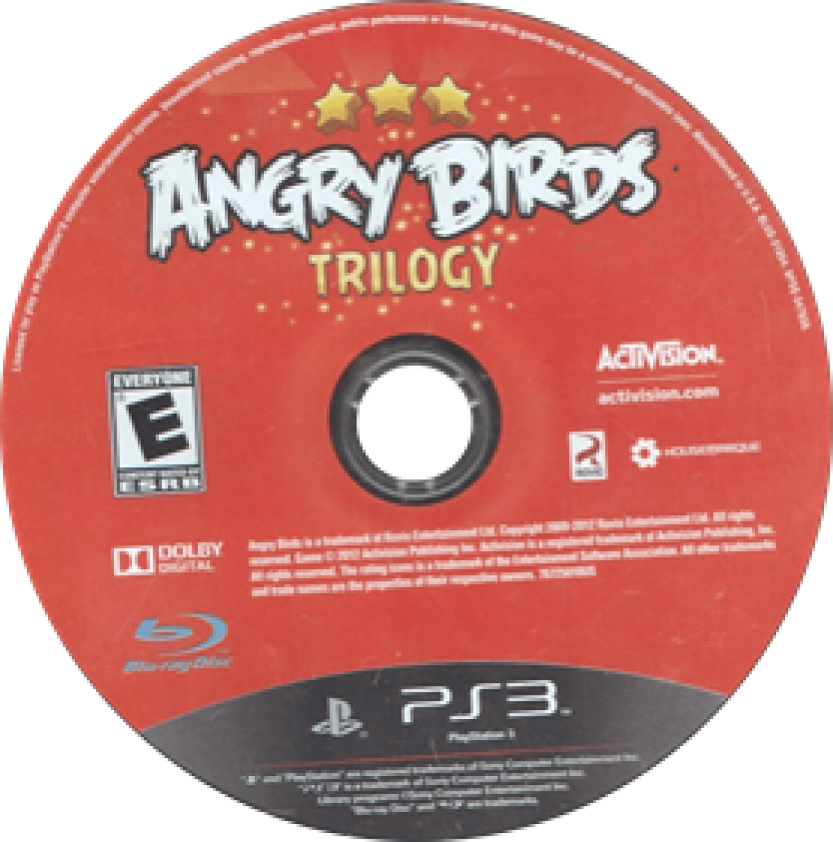 Angry Birds Trilogy PlayStation 3 PS3 for puzzle video game fans featuring Angry Birds gameplay physics based challenges slingshot mechanics destructible structures colorful levels strategic aiming and classic bird launching action across multiple Angry Birds games collectible Sony PlayStation gaming appeal disc