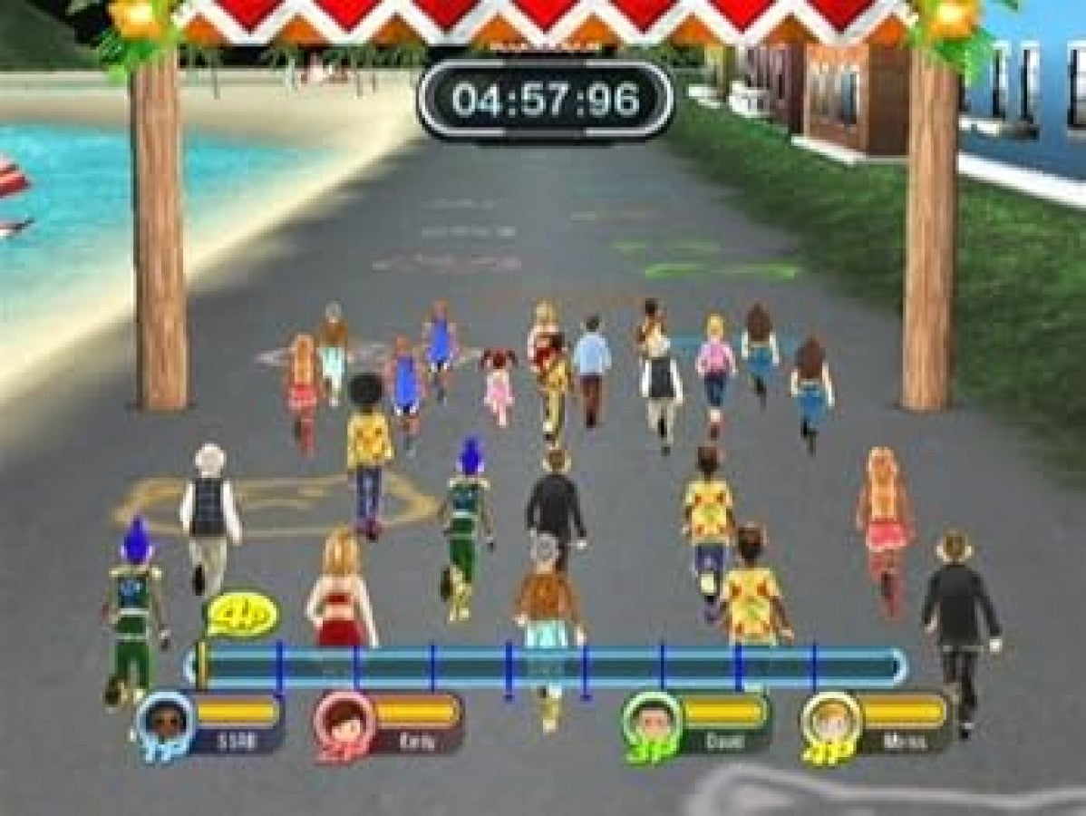Family Party: 30 Great Games: Outdoor Fun gameplay art for Nintendo Wii (Wii) video game