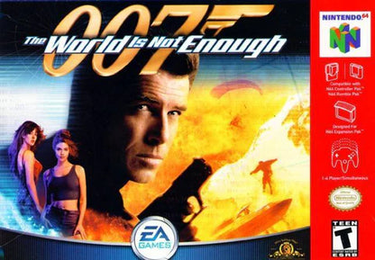 007 World Is Not Enough [Blue Cart][Game Only] – Nintendo 64 (N64) cover art for video game for N64