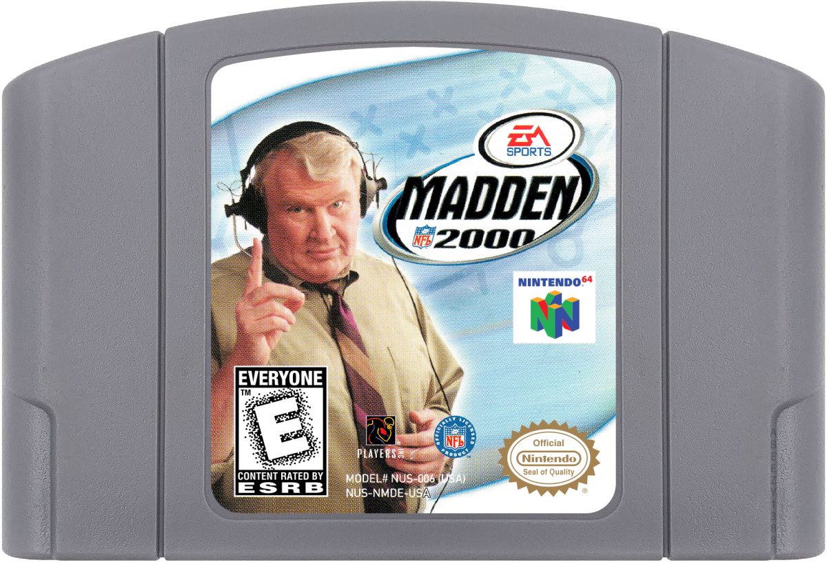 Madden NFL 2000 cartridge for Nintendo 64 N64 video game