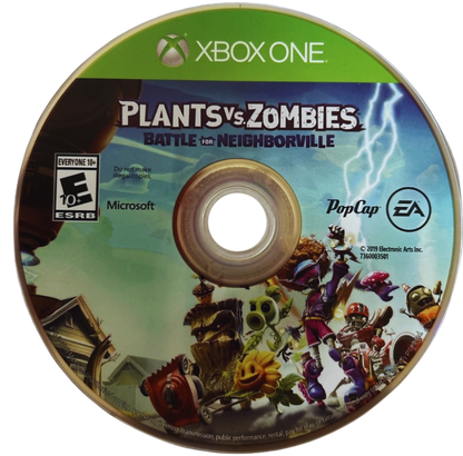 Plants vs. Zombies: Battle for Neighborville disc for Xbox One (XONE) shooter video game