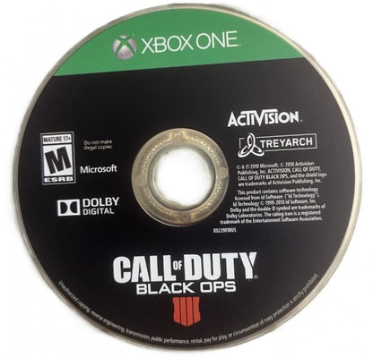 Call of Duty: Black Ops 4 – Xbox One (XONE) disc for multiplayer first-person shooter game with battle royale and Zombies modes