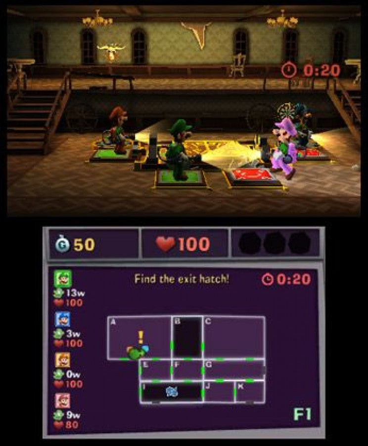 Luigi's Mansion: Dark Moon gameplay for Nintendo 3DS (3DS) video game