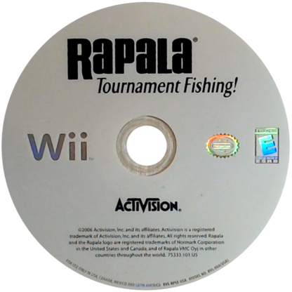 Rapala Tournament Fishing – Nintendo Wii (Wii) fishing simulation sports video game disc