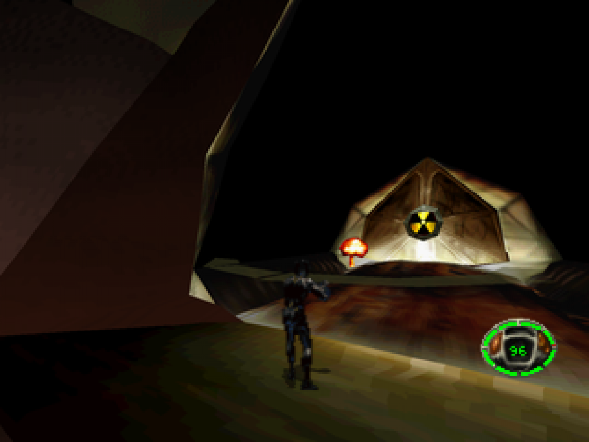 MDK retro sci-fi action shooter game for PlayStation 1 (PS1) gameplay