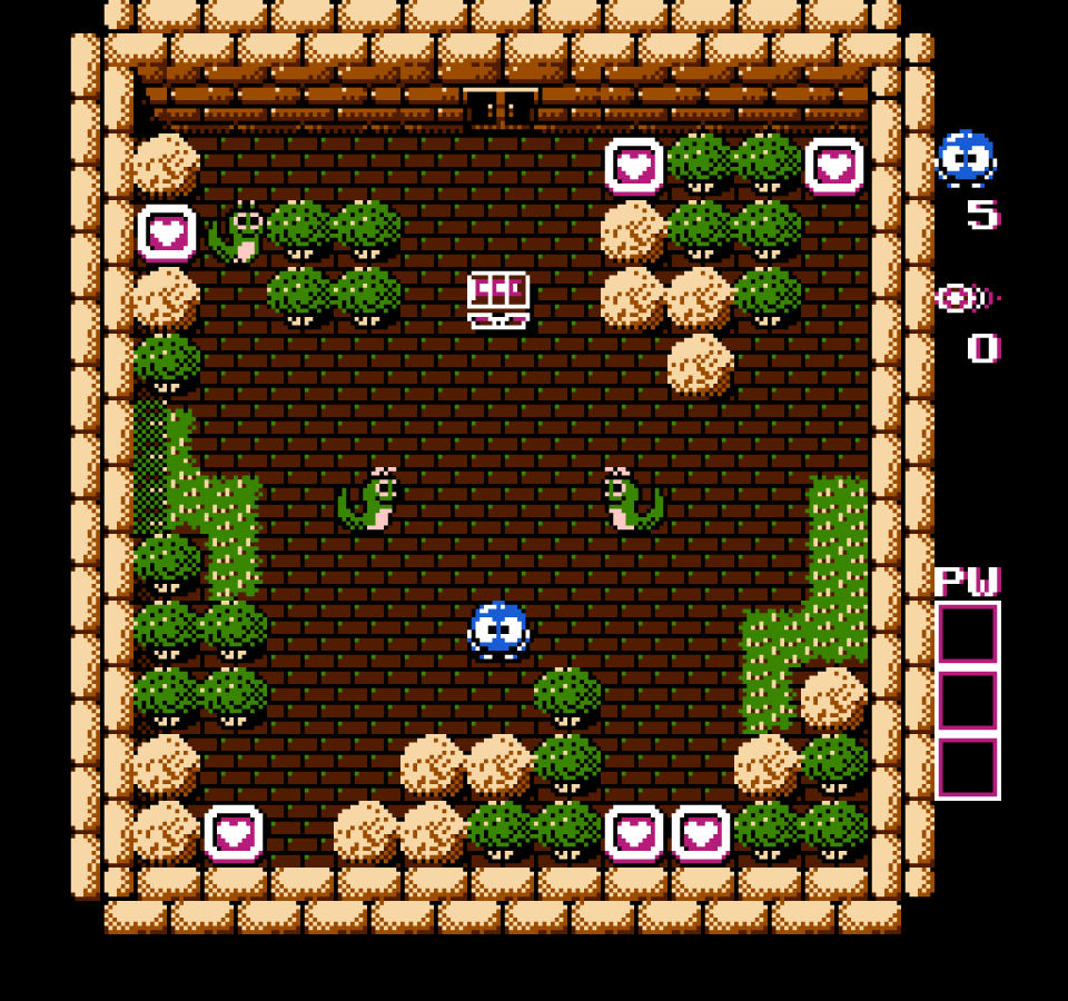 Adventures of Lolo 2 gameplay image for Nintendo Entertainment System (NES) retro video game