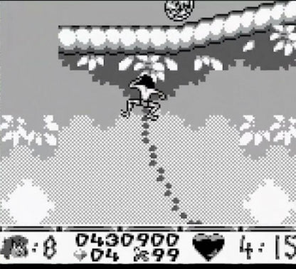 Disney The Jungle Book Game Boy handheld platformer action video game Mowgli Baloo King Louie Kaa Shere Khan jungle levels Capcom Disney license retro 8-bit classic gameplay screenshot