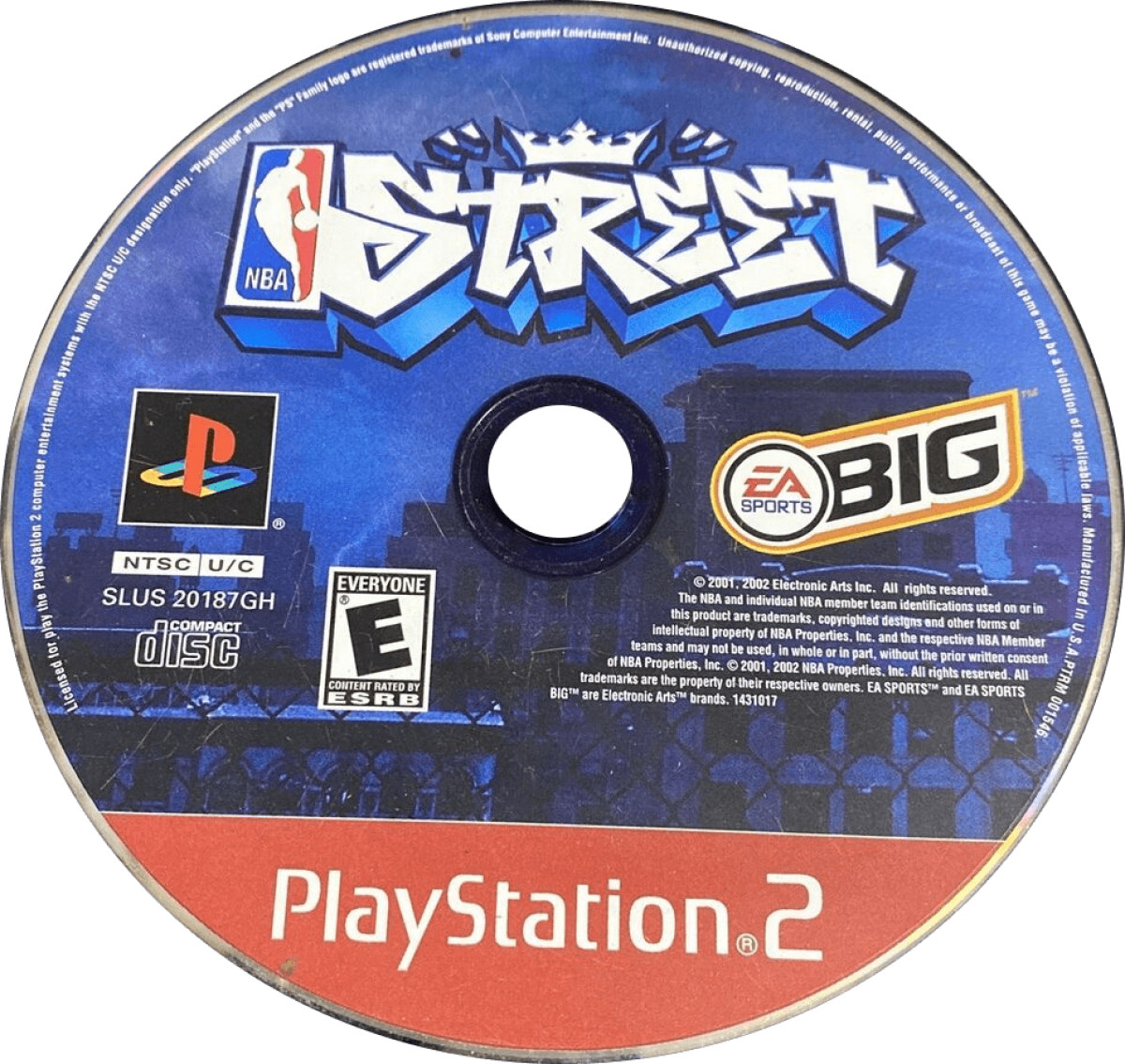 NBA Street [Greatest Hits] – PlayStation 2 (PS2) arcade basketball sports video game disc