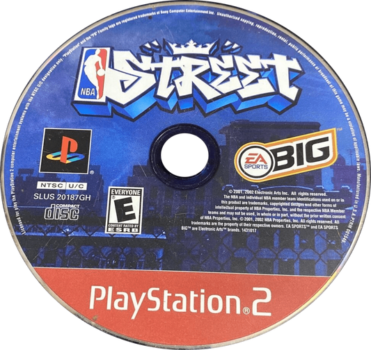 NBA Street [Greatest Hits] – PlayStation 2 (PS2) arcade basketball sports video game disc