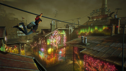 Concrete Genie PlayStation 4 game featuring artistic action adventure gameplay and magical mural painting mechanics screenshot