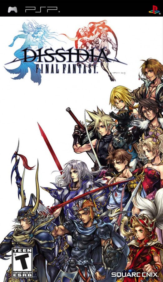 Dissidia: Final Fantasy – PlayStation Portable (PSP) cover art for action fighting role-playing video game