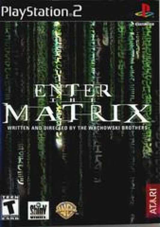 Enter the Matrix cover art for PlayStation 2 (PS2) video game