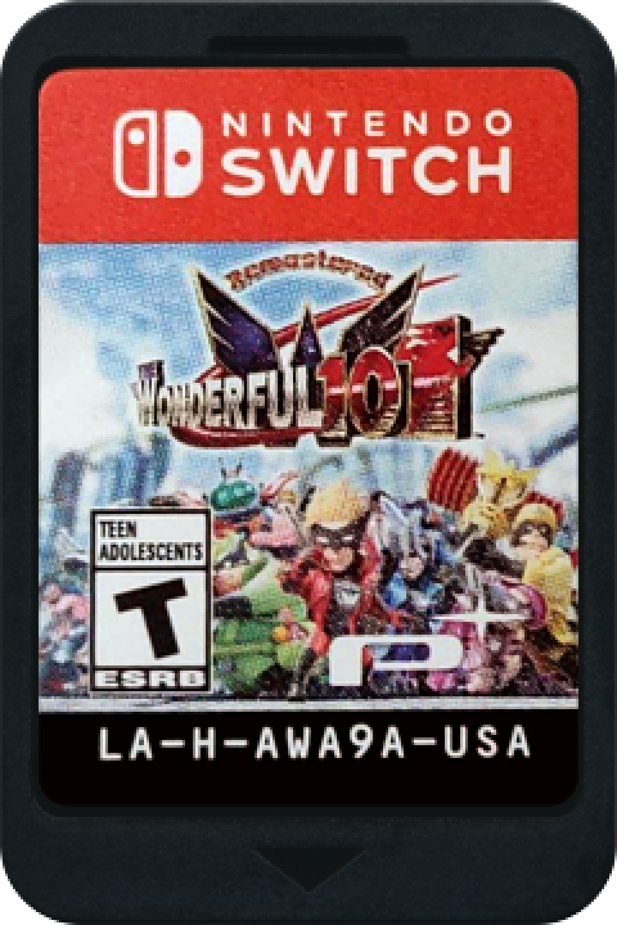 The Wonderful 101 Nintendo Switch NS video game featuring action adventure gameplay superhero combat team based transformations strategic battles enemy encounters special abilities colorful environments and fast paced action Nintendo Switch gaming video game cartridge art