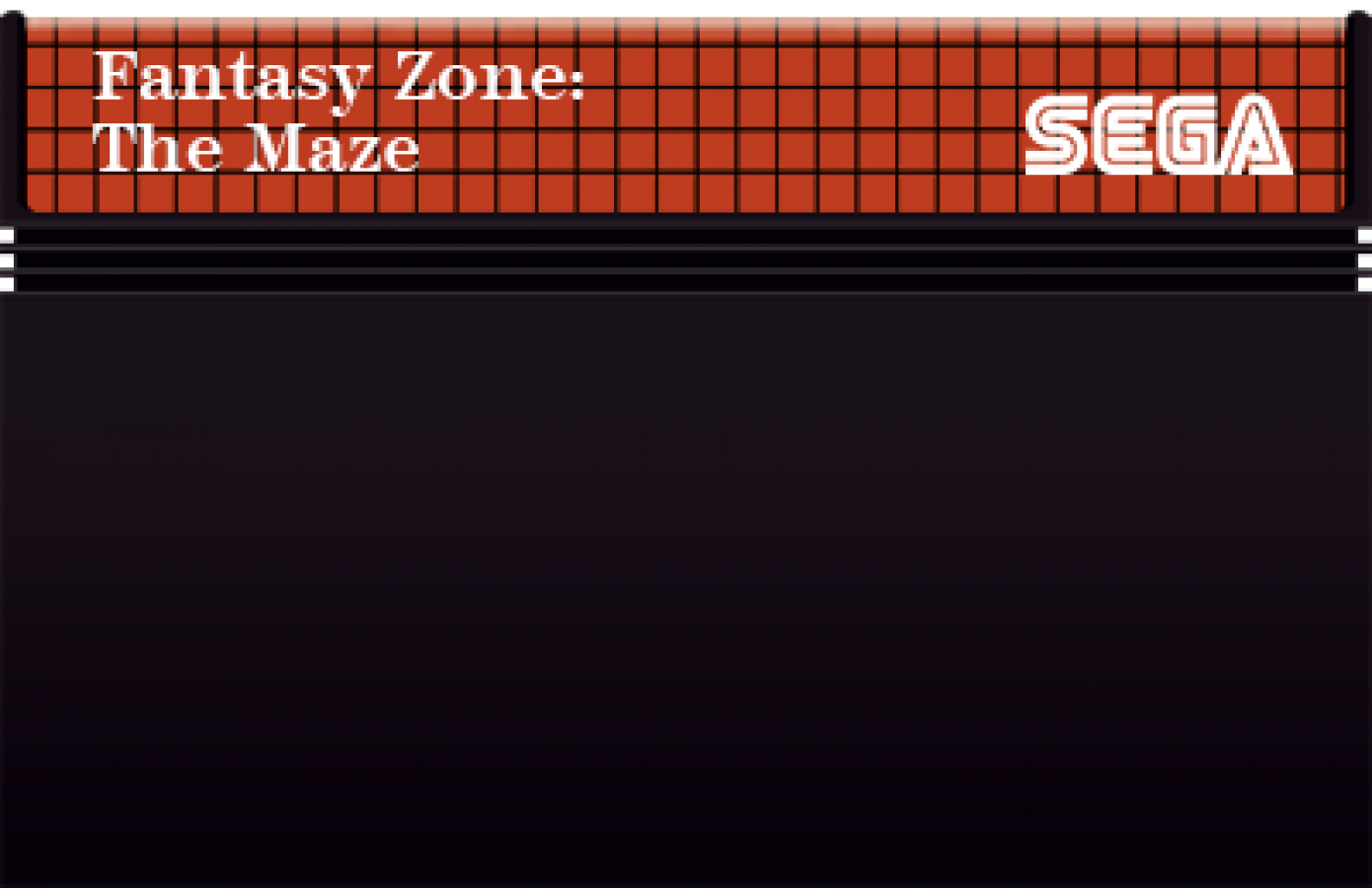 Fantasy Zone: The Maze Sega Master System SMS for arcade maze action video game fans featuring colorful maze levels Opa-Opa gameplay enemy encounters power ups collectible items challenging stages fast paced arcade action and classic Sega Master System gameplay collectible retro gaming appeal game cartridge