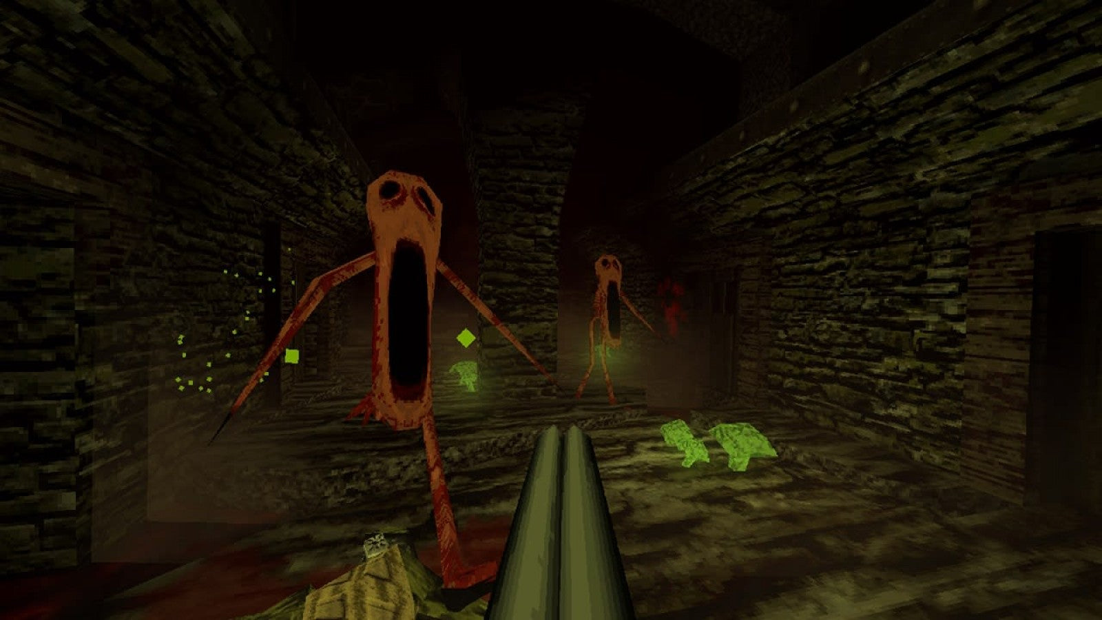 DUSK Nintendo Switch inspired design featuring retro inspired first person shooter aesthetic fast paced combat gothic horror environments relentless enemy encounters classic arena action old school gameplay intensity and atmospheric adventure presentation gameplay