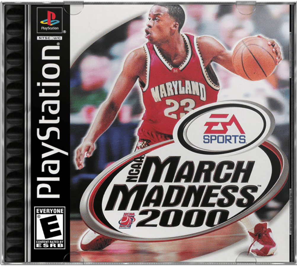 NCAA March Madness 2000 cover art for PlayStation 1 (PS1) video game