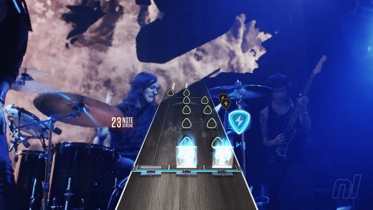 Guitar Hero Live gameplay art for Nintendo Wii U WiiU video game
