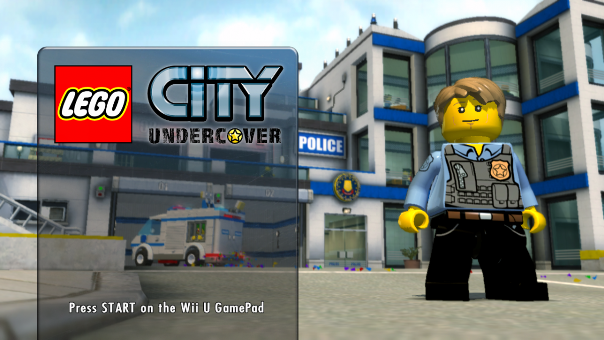 LEGO City Undercover title screen for Nintendo Wii U (WiiU) video game
