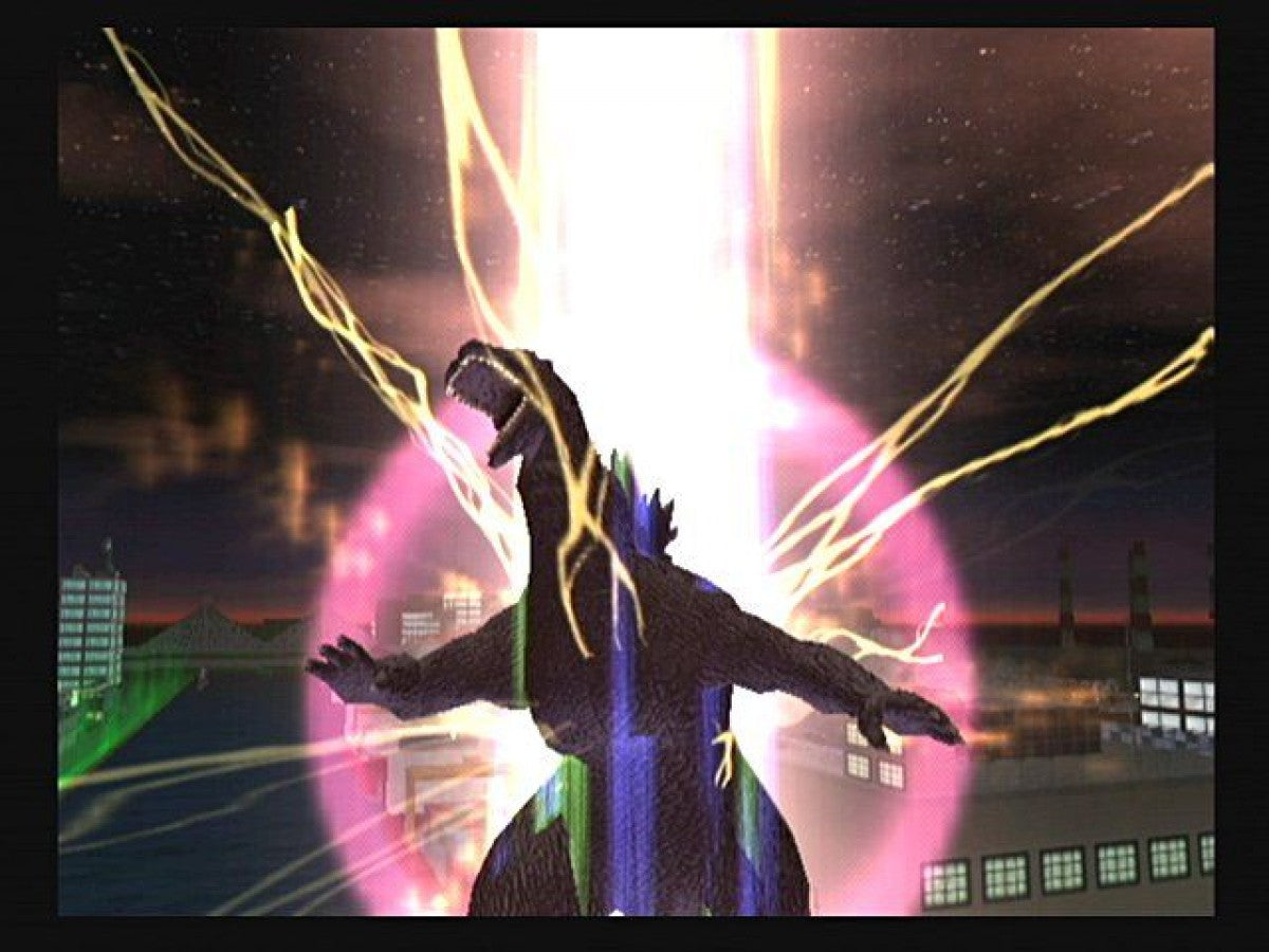 Godzilla: Destroy All Monsters Melee gameplay for GameCube (GC) fighting action video game