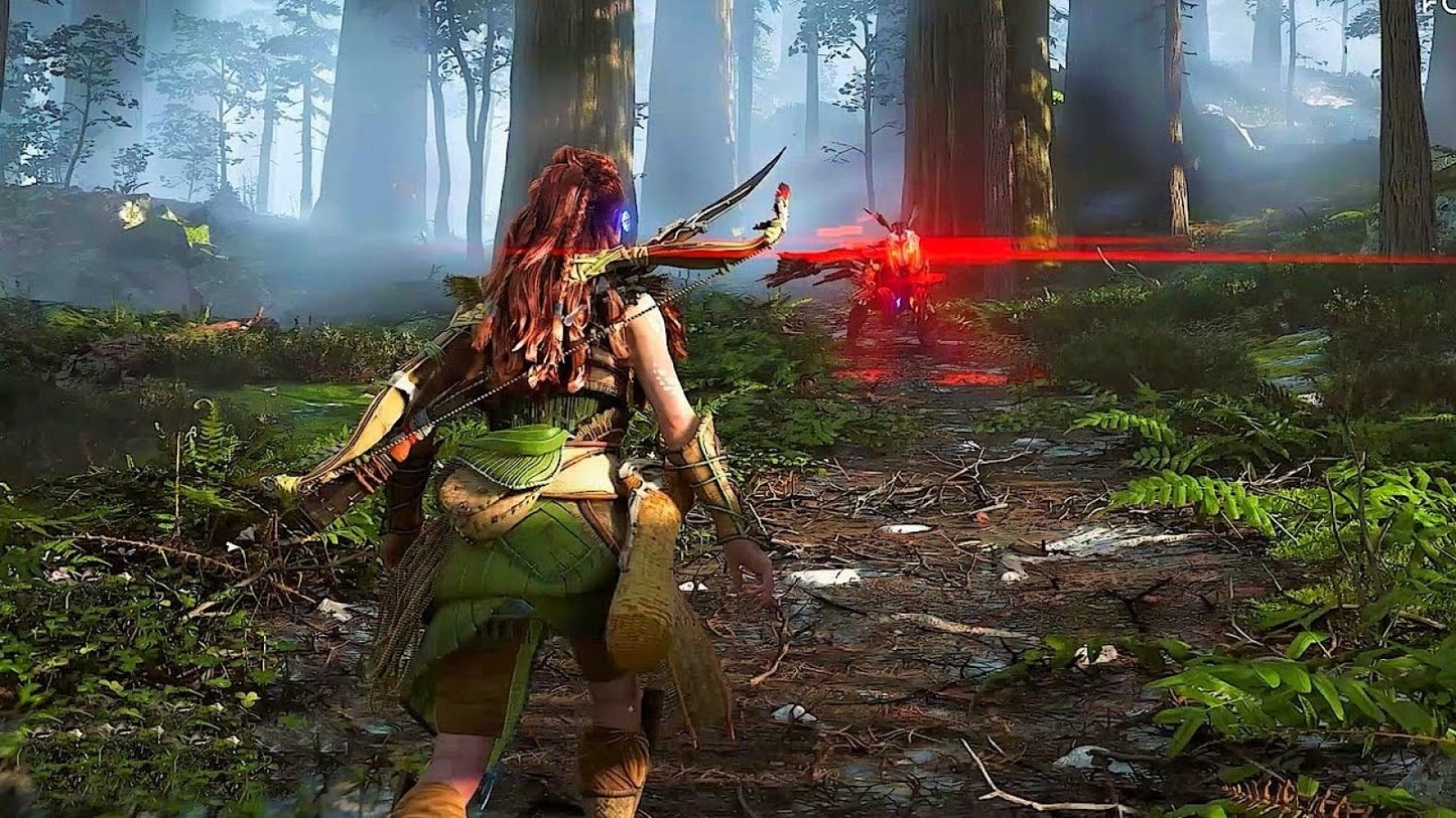Horizon Forbidden West Launch Edition for PS4 featuring special edition packaging and post apocalyptic adventure artwork gameplay