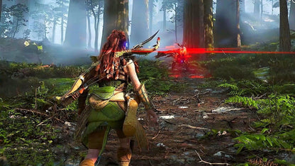 Horizon Forbidden West Launch Edition for PS4 featuring special edition packaging and post apocalyptic adventure artwork gameplay