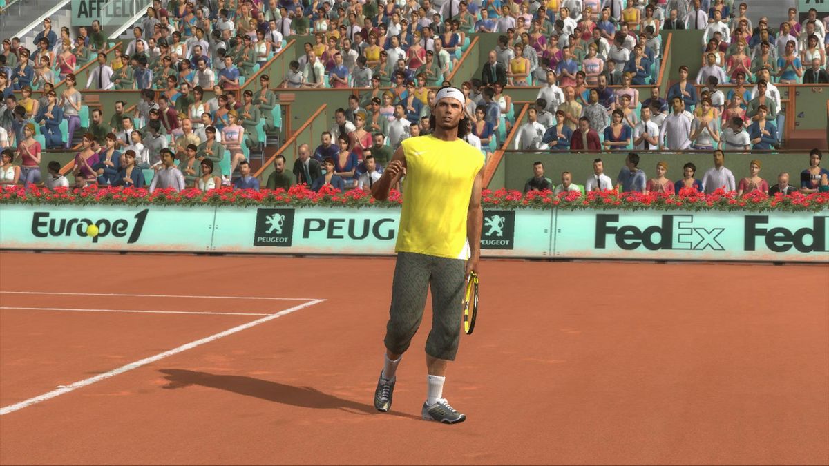 Top Spin 3 gameplay for Nintendo Wii (Wii) featuring realistic tennis simulation with motion‑controlled swings, pro player roster, and career tournaments.