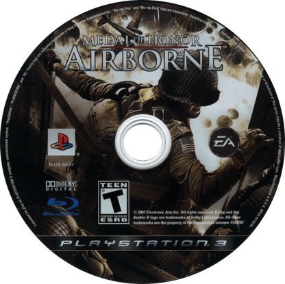 Medal of Honor: Airborne disc for PlayStation 3 (PS3) video game